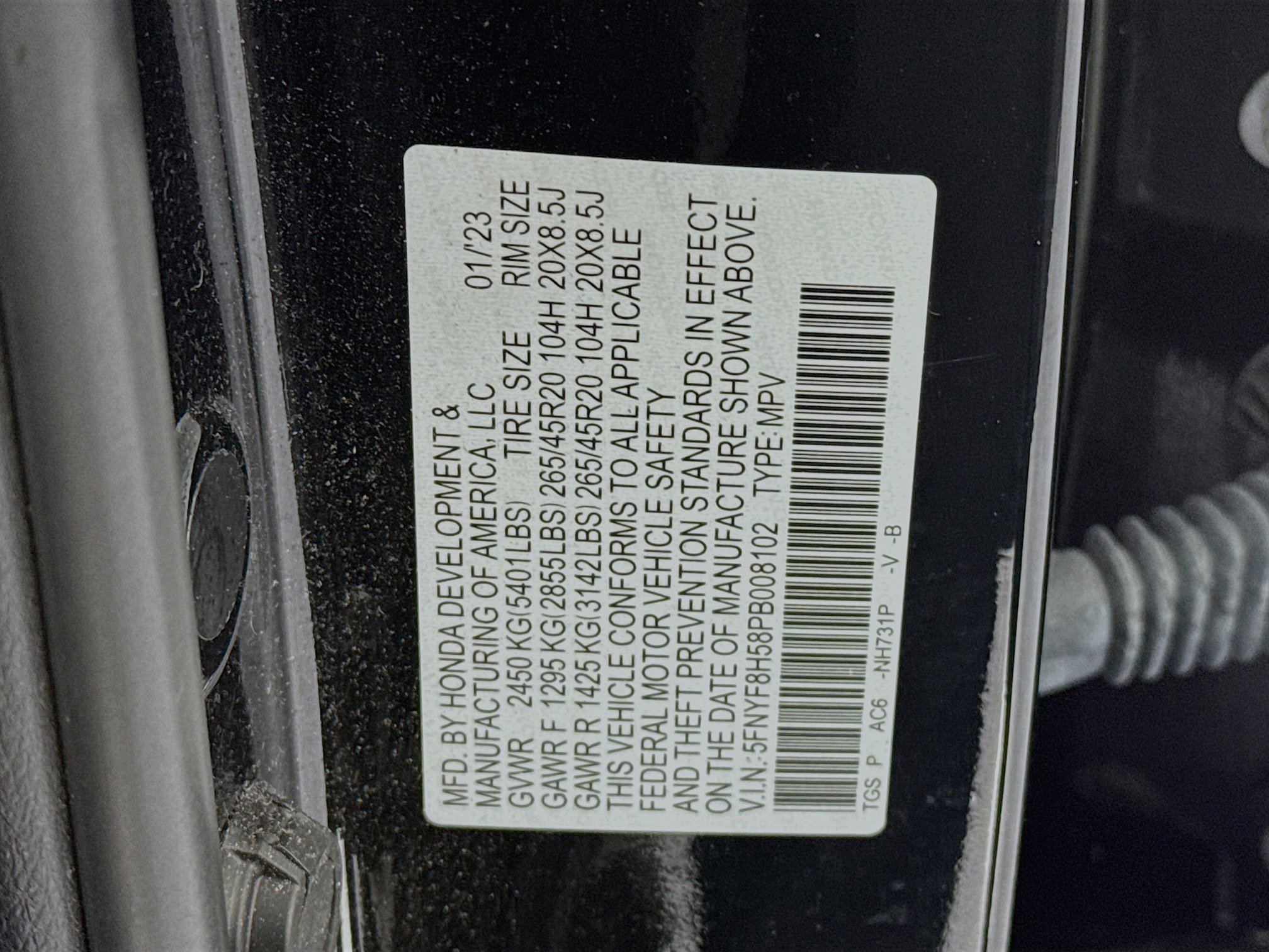 Certified 2023 Honda Passport EX-L image 32