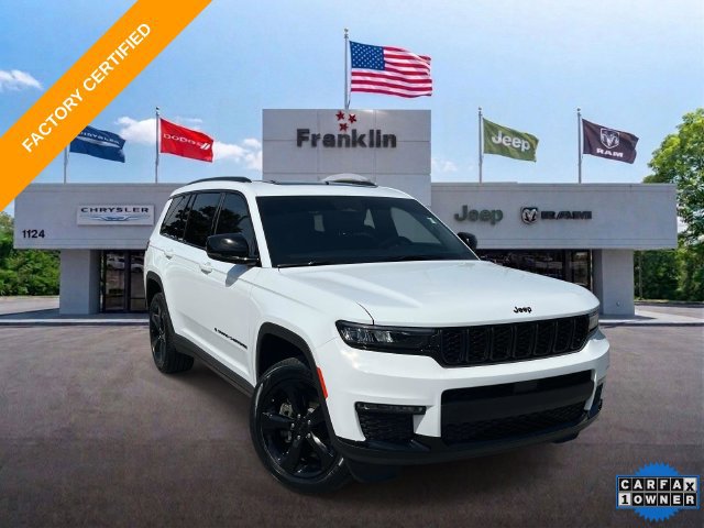 Certified 2025 Jeep Grand Cherokee L Limited w/ Black Appearance Package