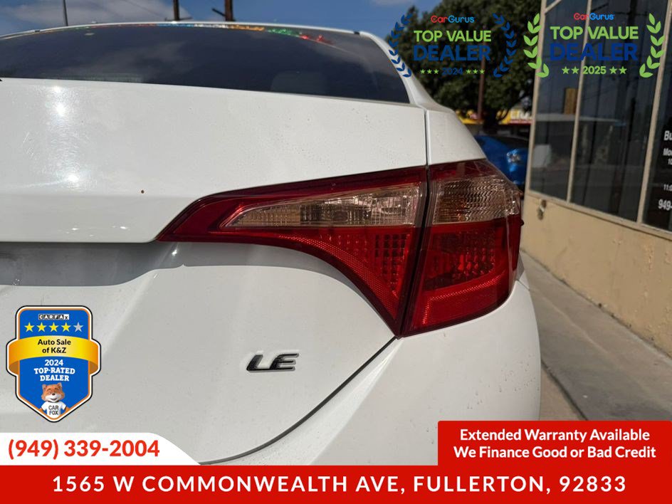 Used 2017 Toyota Corolla LE w/ Carpet Mat Package (TMS) FWD image 17