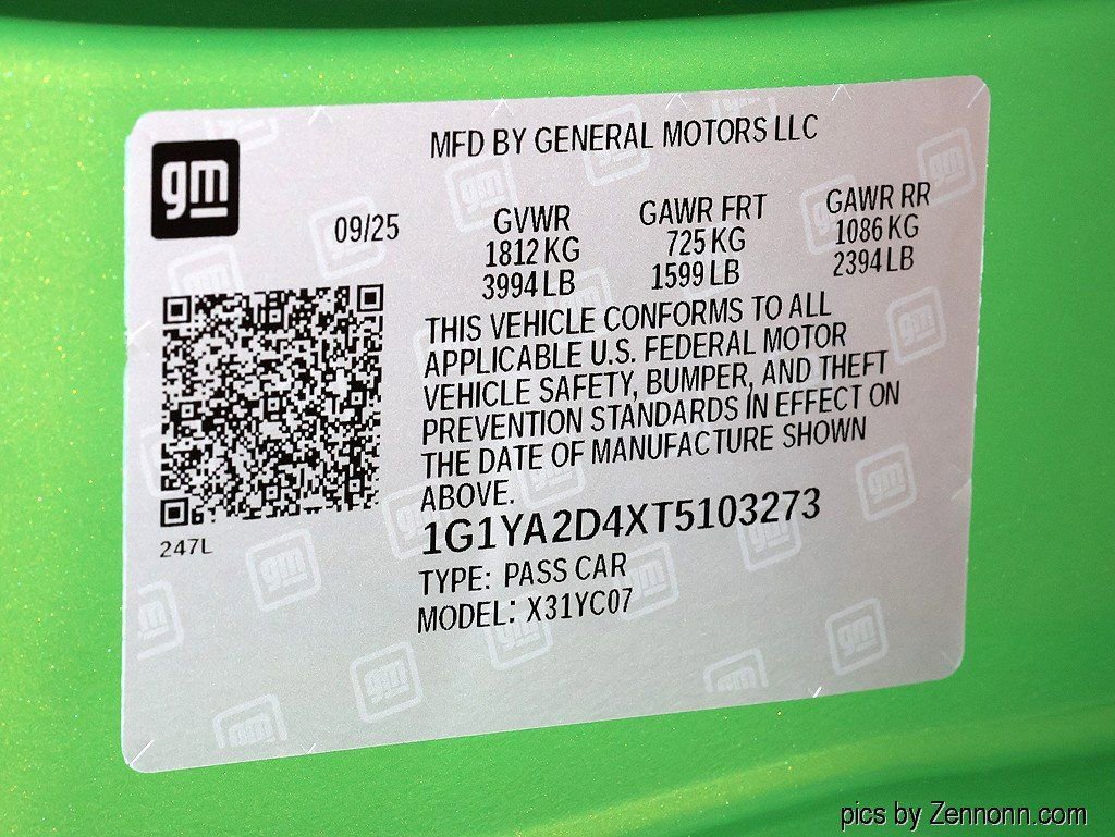 Used 2026 Chevrolet Corvette Stingray Coupe w/ 1LT image 71