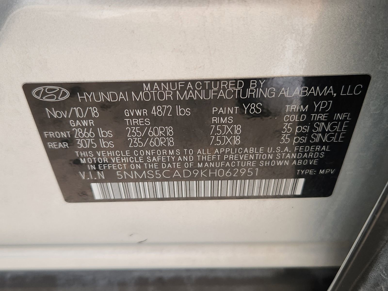 Used 2019 Hyundai Santa Fe Limited image 18