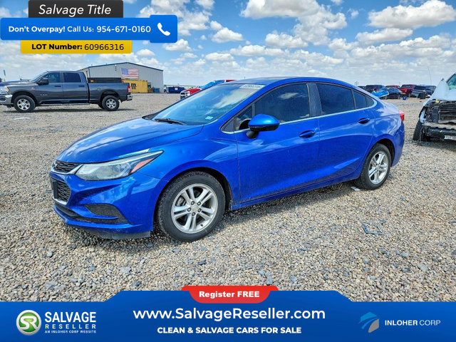 Used 2017 Chevrolet Cruze LT w/ Sun And Sound Package FWD image 1