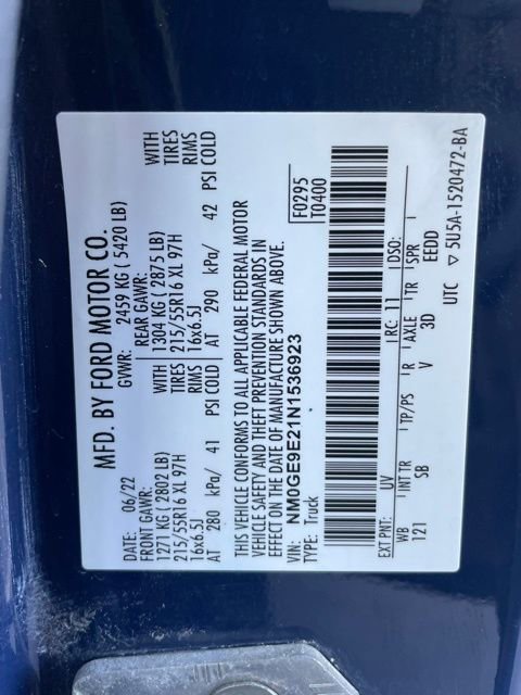 Used 2022 Ford Transit Connect XL w/ Trailer Tow Package image 34