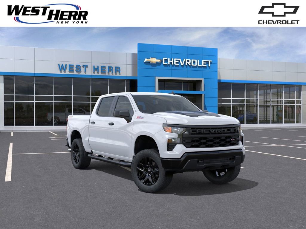 New 2026 Chevrolet Silverado 1500 Custom Trail Boss w/ Turbomax Blackout Package AWD/4WD image 1