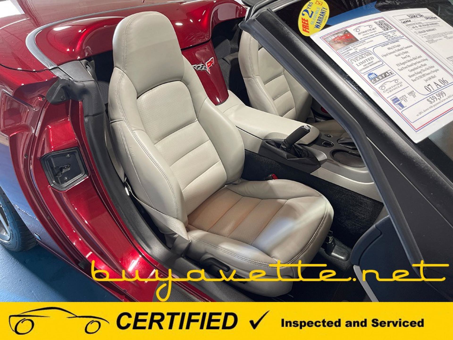 Used 2007 Chevrolet Corvette Convertible w/ Preferred Equipment Group RWD image 23