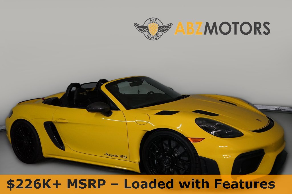 Used 2025 Porsche 718 Boxster Spyder RS image 1
