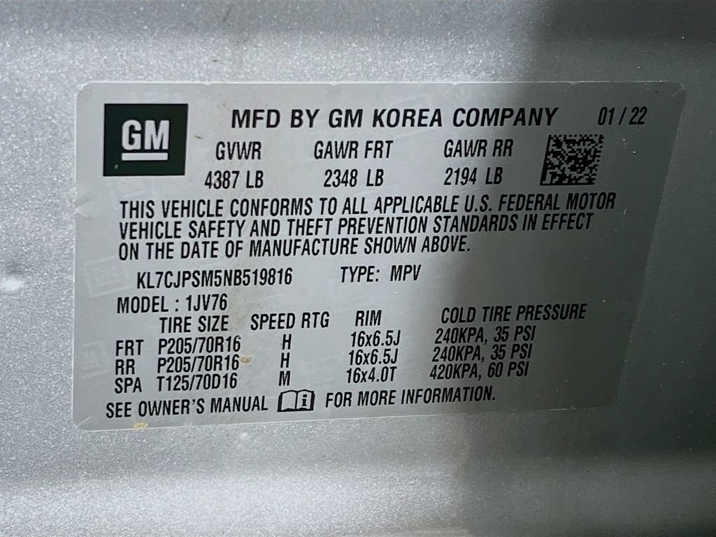 Used 2022 Chevrolet Trax LT w/ Driver Confidence Package AWD/4WD image 29