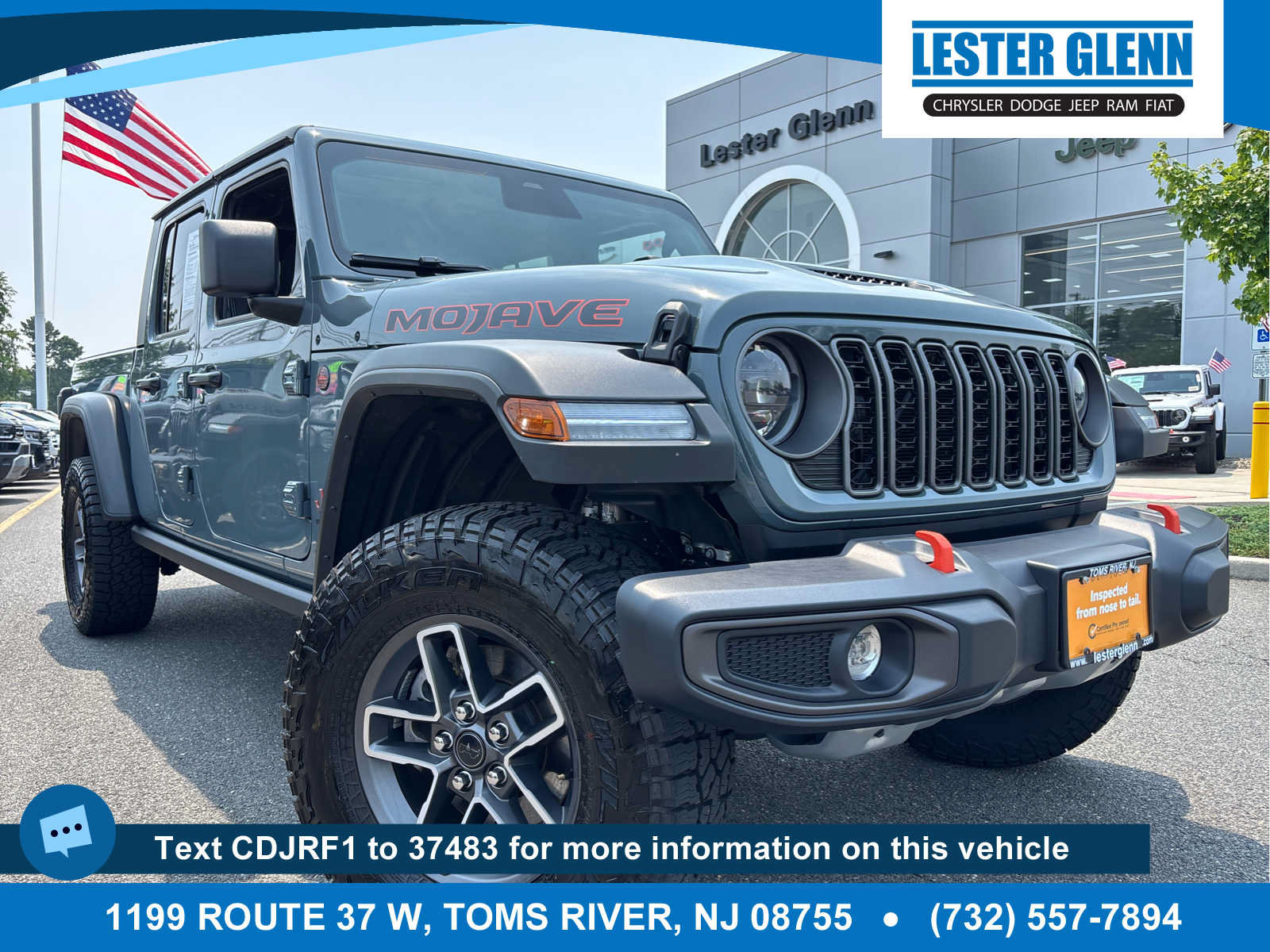 Certified 2026 Jeep Gladiator Mojave AWD/4WD image 1