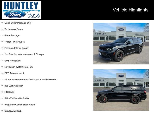 Used 2021 Dodge Durango SRT Hellcat w/ SRT Interior Appearance Group image 2