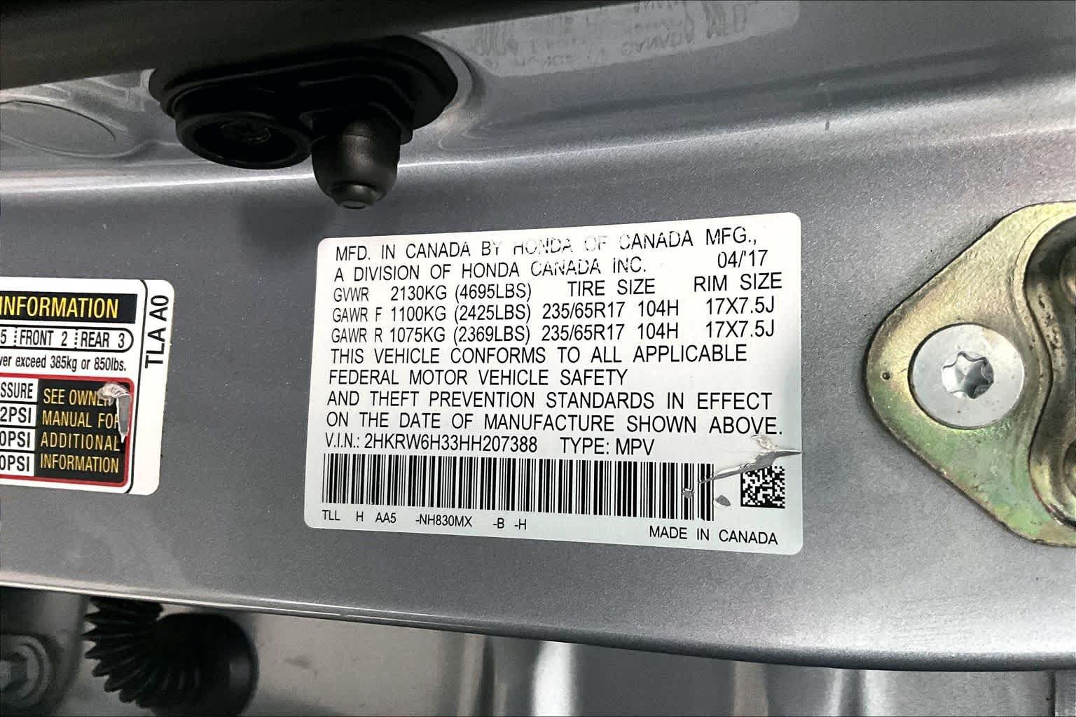 Used 2017 Honda CR-V LX image 19