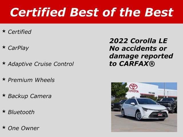 Certified 2022 Toyota Corolla LE image 34