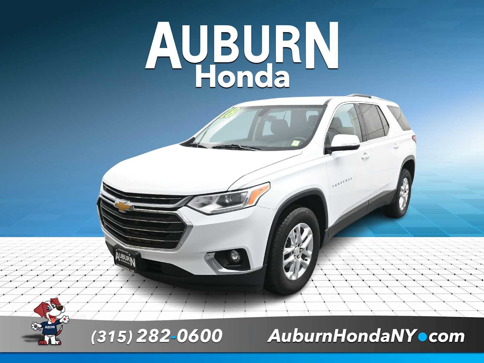 Used 2018 Chevrolet Traverse LT w/ LPO, Floor Liner Package
