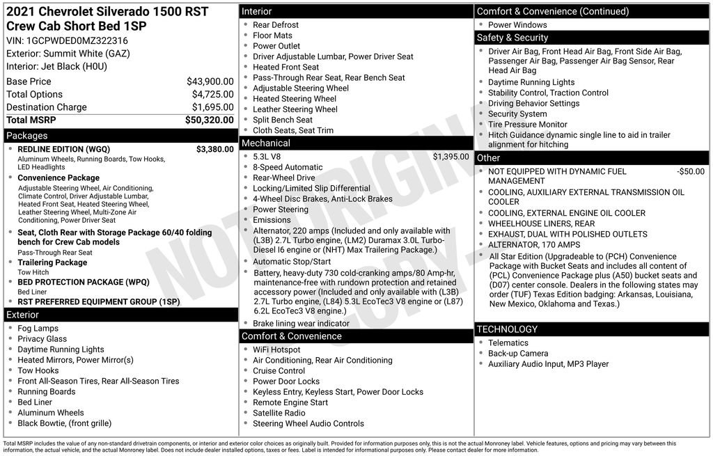 Used 2021 Chevrolet Silverado 1500 RST w/ Redline Edition image 6