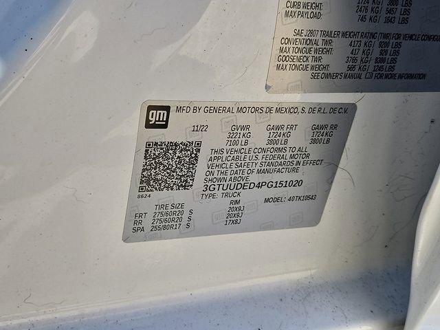 Used 2023 GMC Sierra 1500 SLT w/ SLT Premium Package image 28