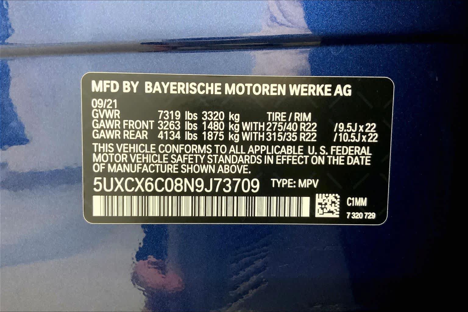 Used 2022 BMW X7 M50i AWD/4WD image 35