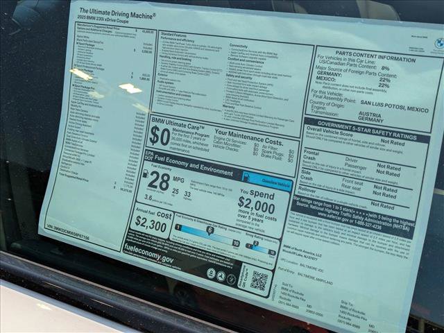 Used 2025 BMW 230i xDrive Coupe w/ M Sport Package image 19