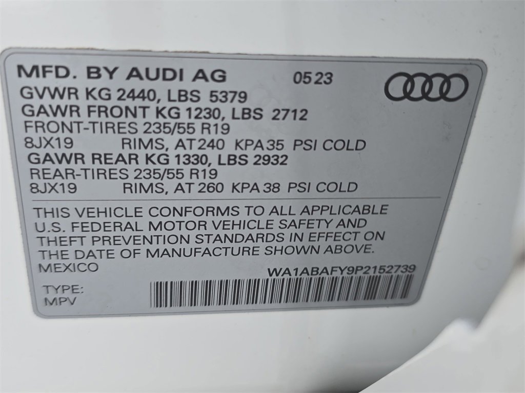 Certified 2023 Audi Q5 2.0T Premium w/ Convenience Package image 30