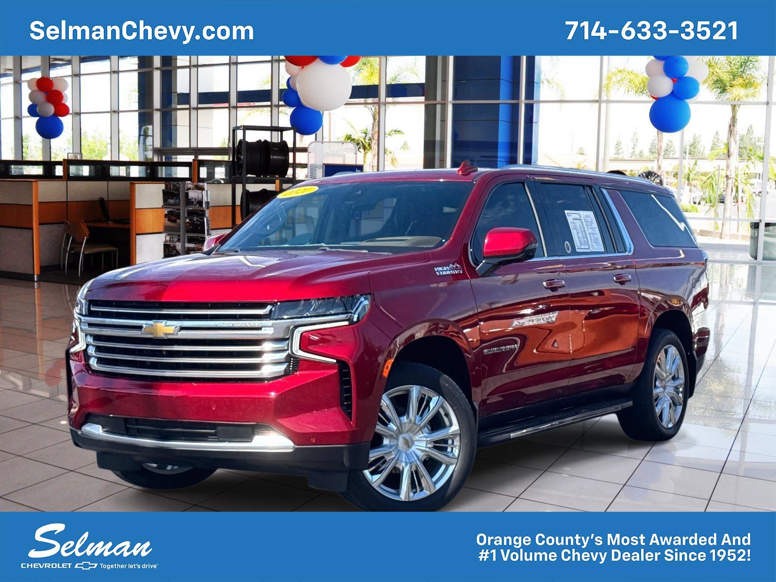 Used 2021 Chevrolet Suburban High Country