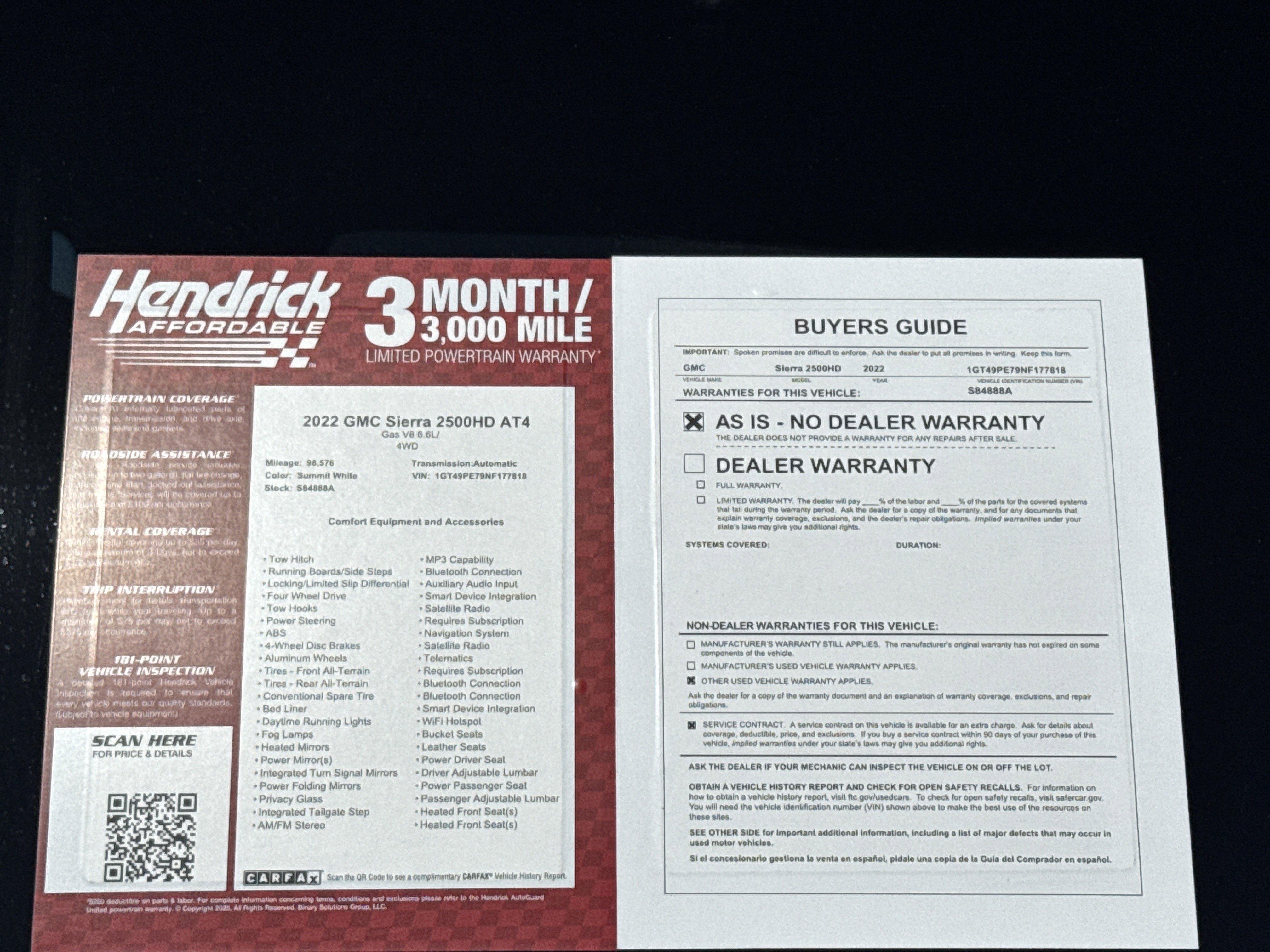 Used 2022 GMC Sierra 2500 AT4 w/ Gooseneck/5TH Wheel Package image 33