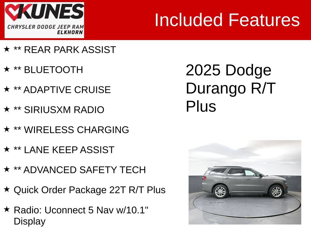 Used 2025 Dodge Durango R/T AWD/4WD image 4