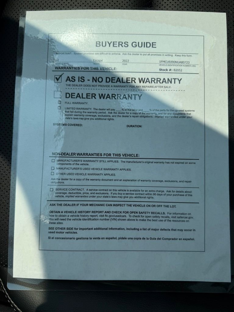 Used 2022 Ford Escape Titanium image 20