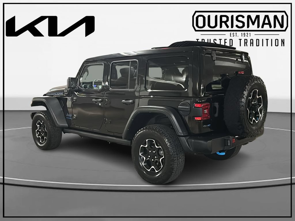 Used 2023 Jeep Wrangler Unlimited Rubicon 4xe w/ Steel Bumper Group AWD/4WD image 3