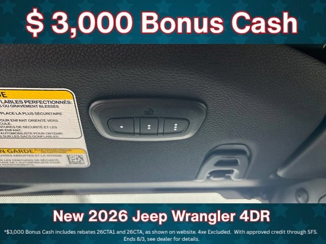 New 2026 Jeep Wrangler Unlimited Sport AWD/4WD image 14