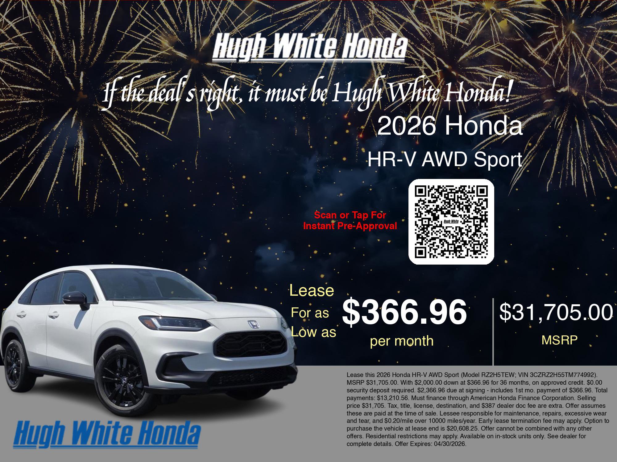 New 2026 Honda HR-V Sport image 3