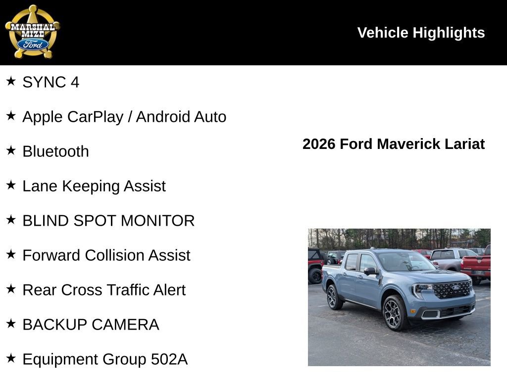 New 2026 Ford Maverick Lariat AWD/4WD image 2