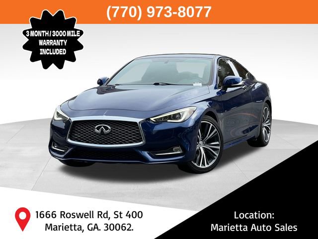 Used 2018 INFINITI Q60 3.0t Luxe w/ Sensory Package 3.0T Luxe
