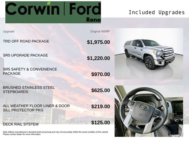 Used 2017 Toyota Tundra SR5 w/ TRD Off Road Package image 3