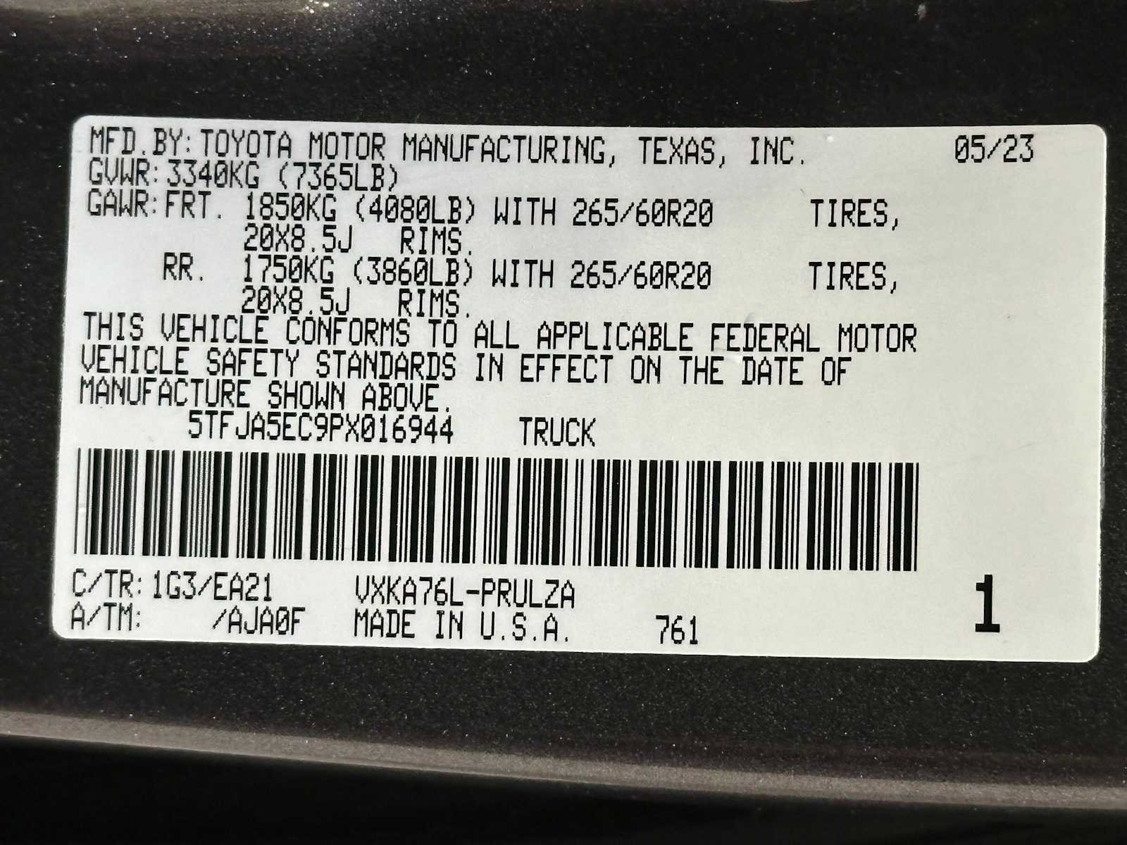 Used 2023 Toyota Tundra Limited w/ TRD Off-Road Package image 31