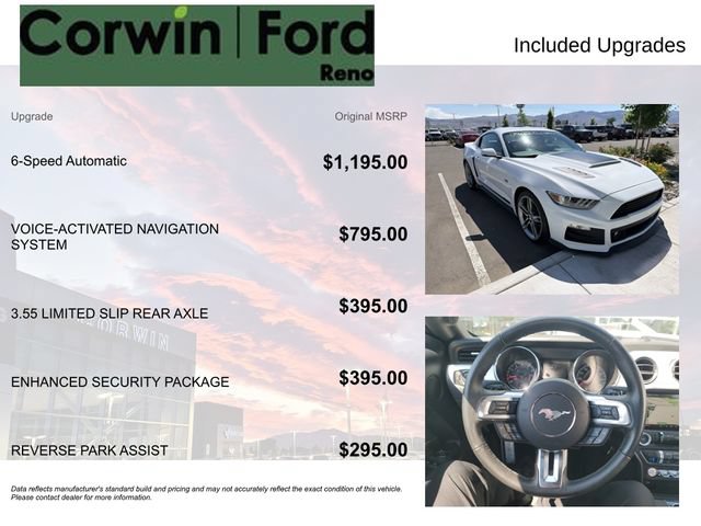 Used 2015 Ford Mustang GT Premium w/ Enhanced Security Package RWD image 8