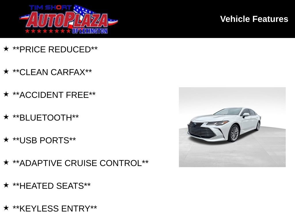 Used 2021 Toyota Avalon Limited w/ Advanced Safety Package image 7