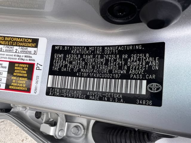 Used 2012 Toyota Camry XLE w/ Leather Pkg FWD image 35