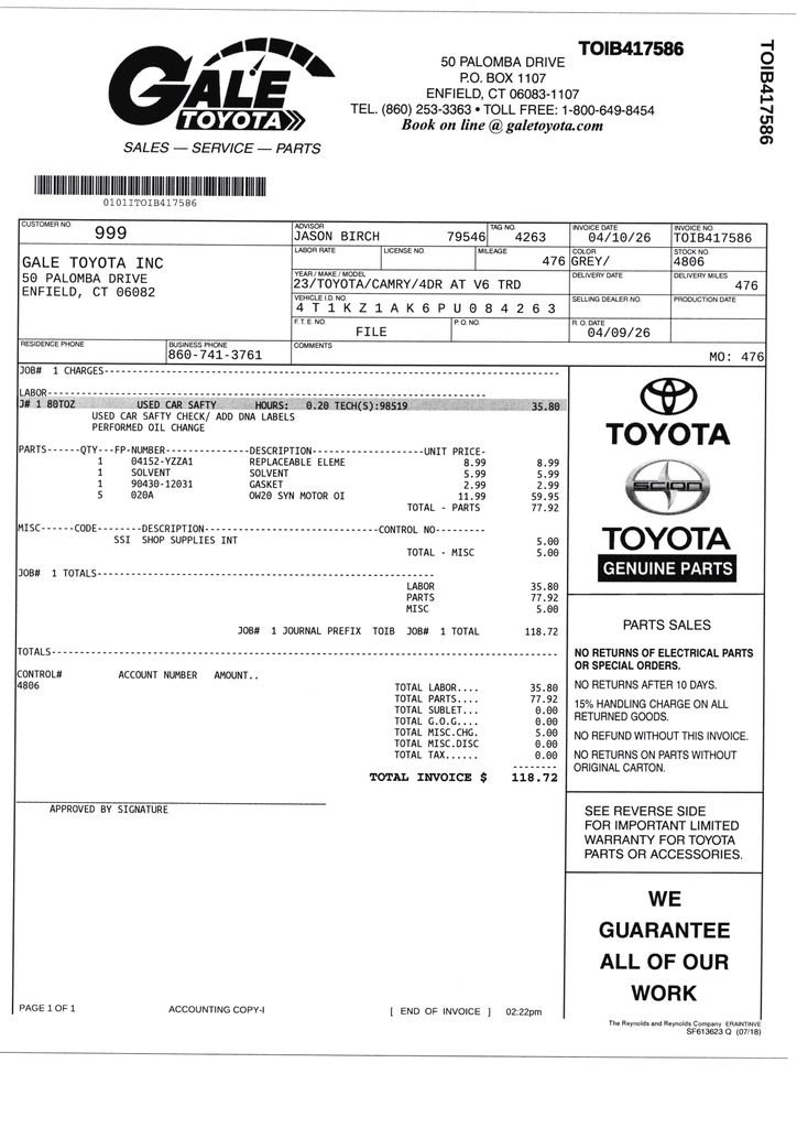 Used 2023 Toyota Camry TRD image 12