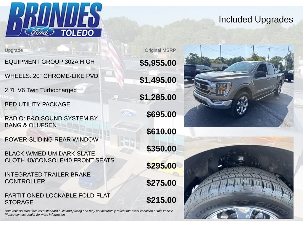 Used 2023 Ford F150 XLT w/ Equipment Group 302A High AWD/4WD image 6