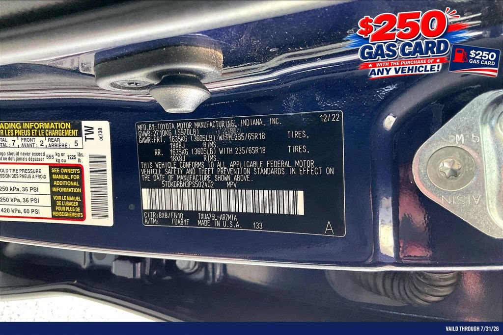 Used 2023 Toyota Highlander XLE AWD/4WD image 36
