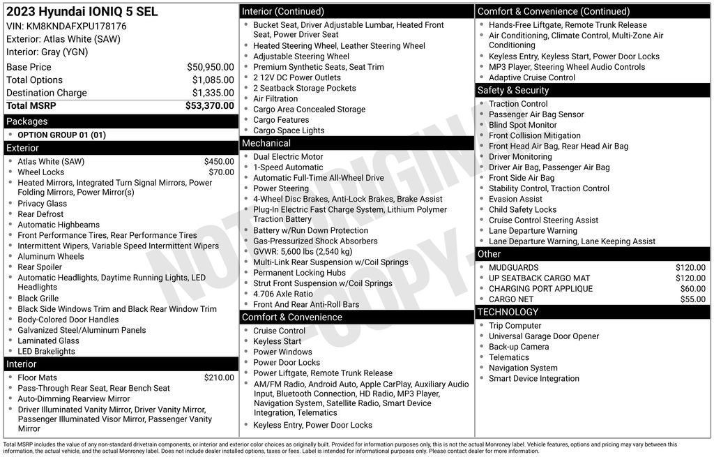 Used 2023 Hyundai Ioniq 5 SEL AWD/4WD image 20
