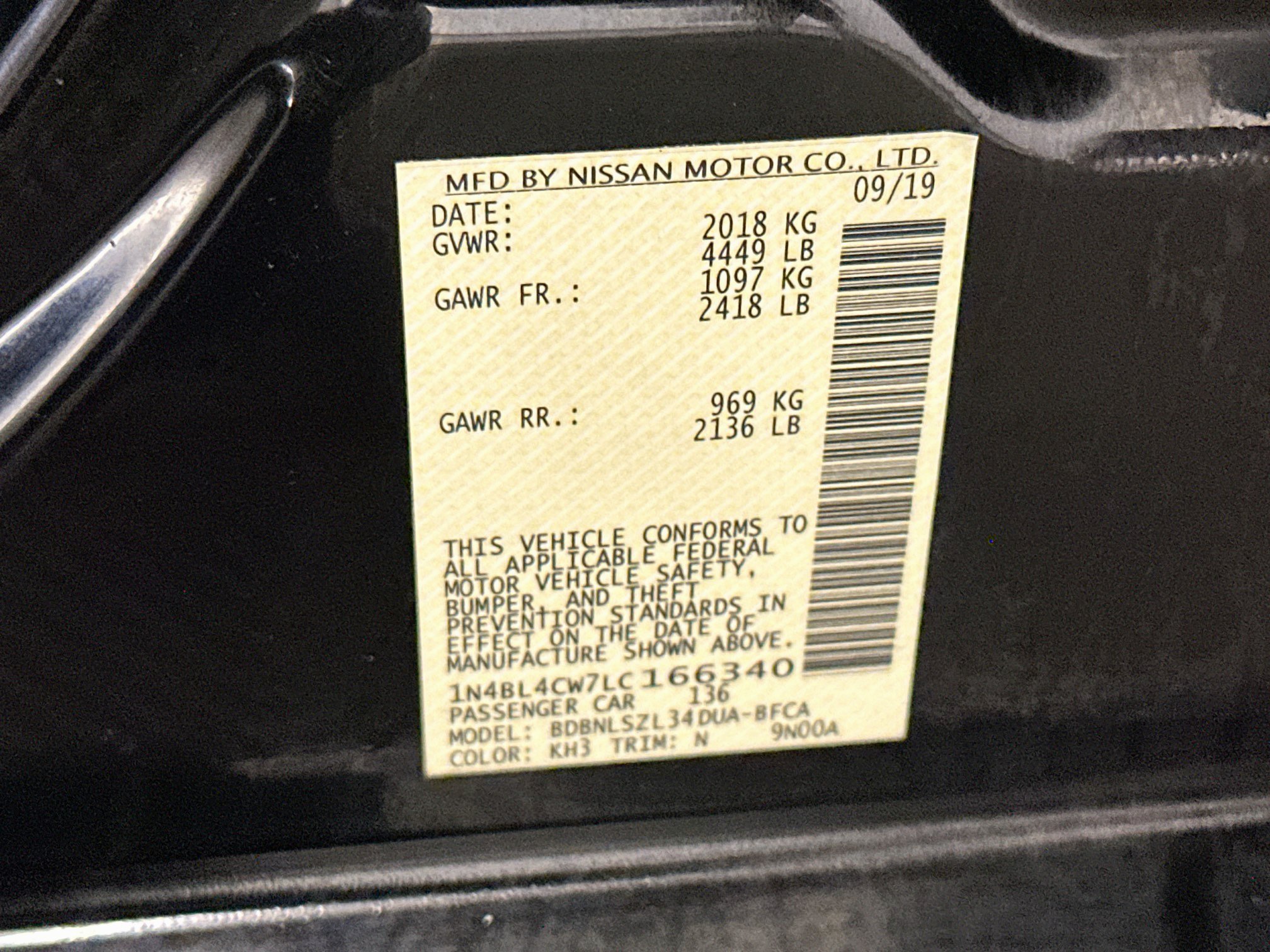 Used 2020 Nissan Altima 2.5 SR AWD/4WD image 12