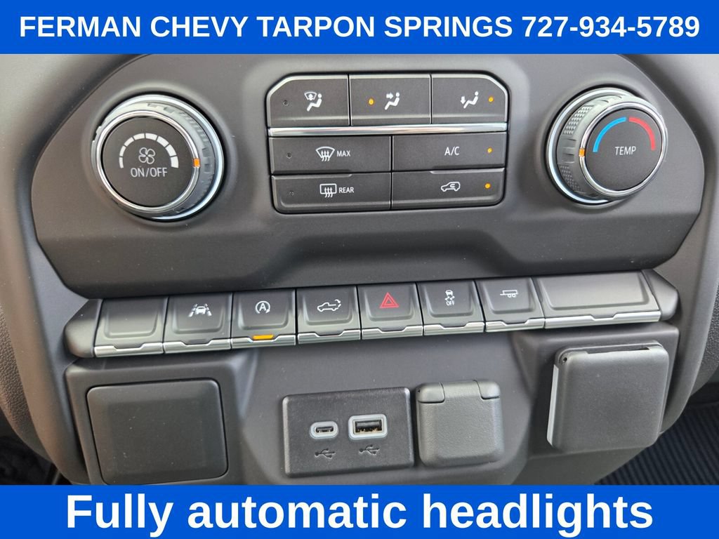 New 2026 Chevrolet Silverado 1500 Custom w/ Turbomax Blackout Package RWD image 28