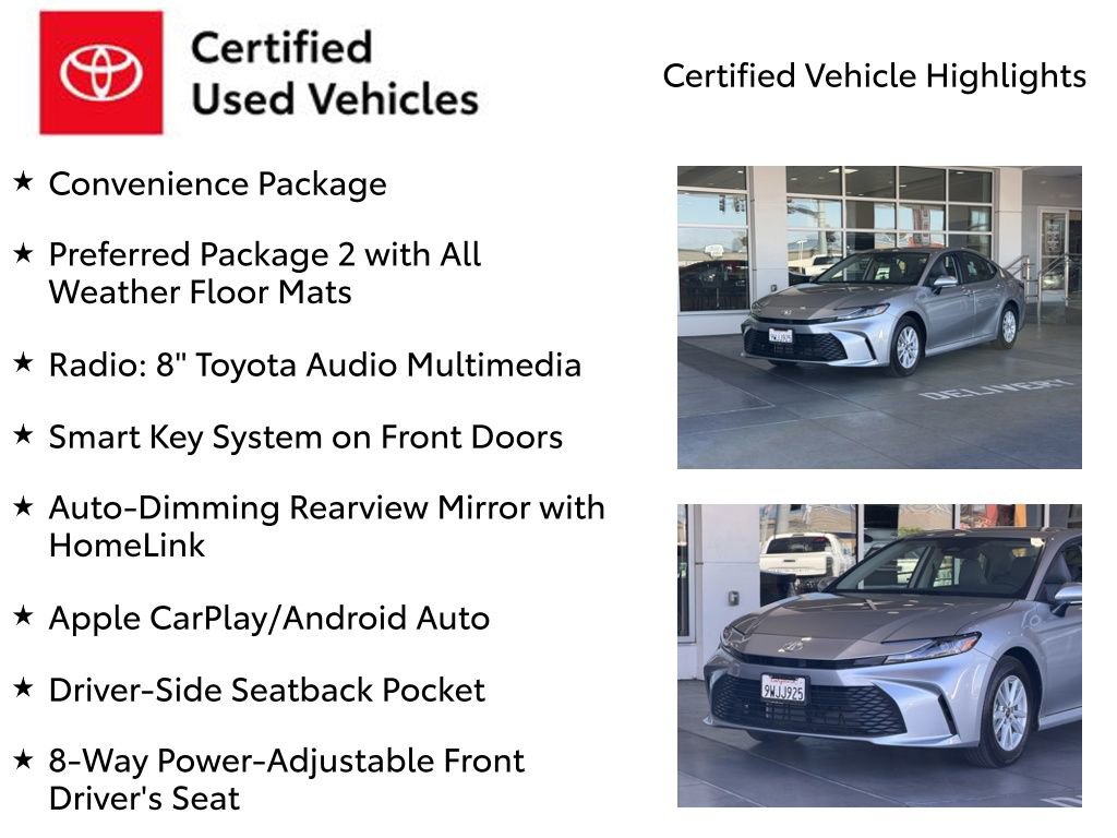 Certified 2026 Toyota Camry LE w/ Convenience Package image 7
