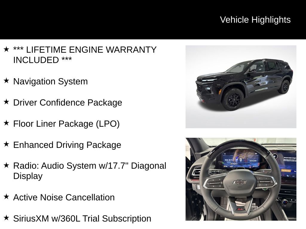 New 2026 Chevrolet Traverse Z71 w/ Enhanced Driving Package image 2