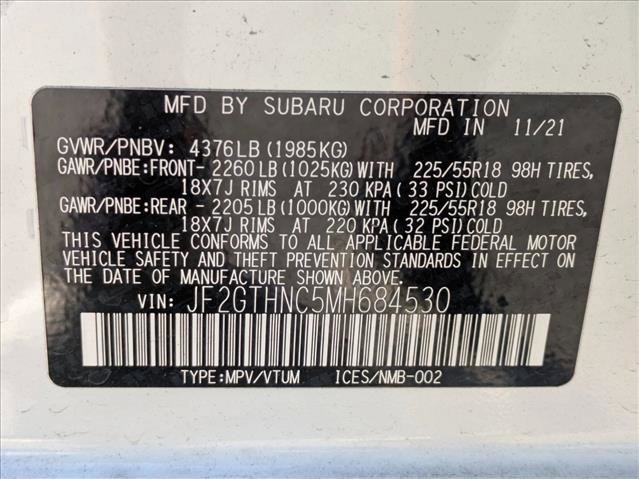 Used 2021 Subaru Crosstrek 2.5i Limited w/ Moonroof Package 2 image 14