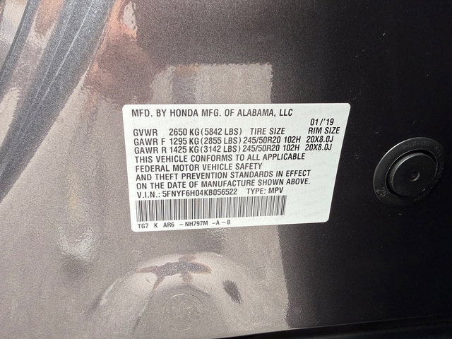 Used 2019 Honda Pilot Elite image 40