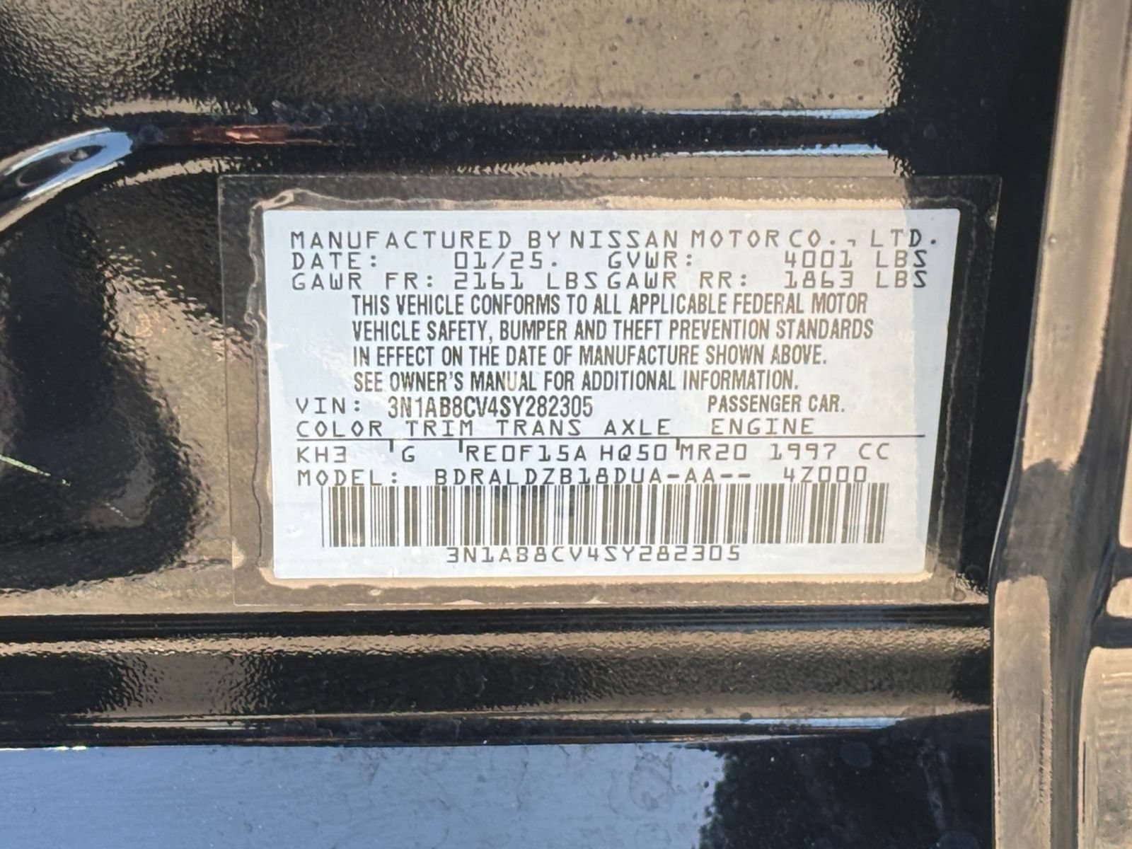 Used 2025 Nissan Sentra SV FWD image 26