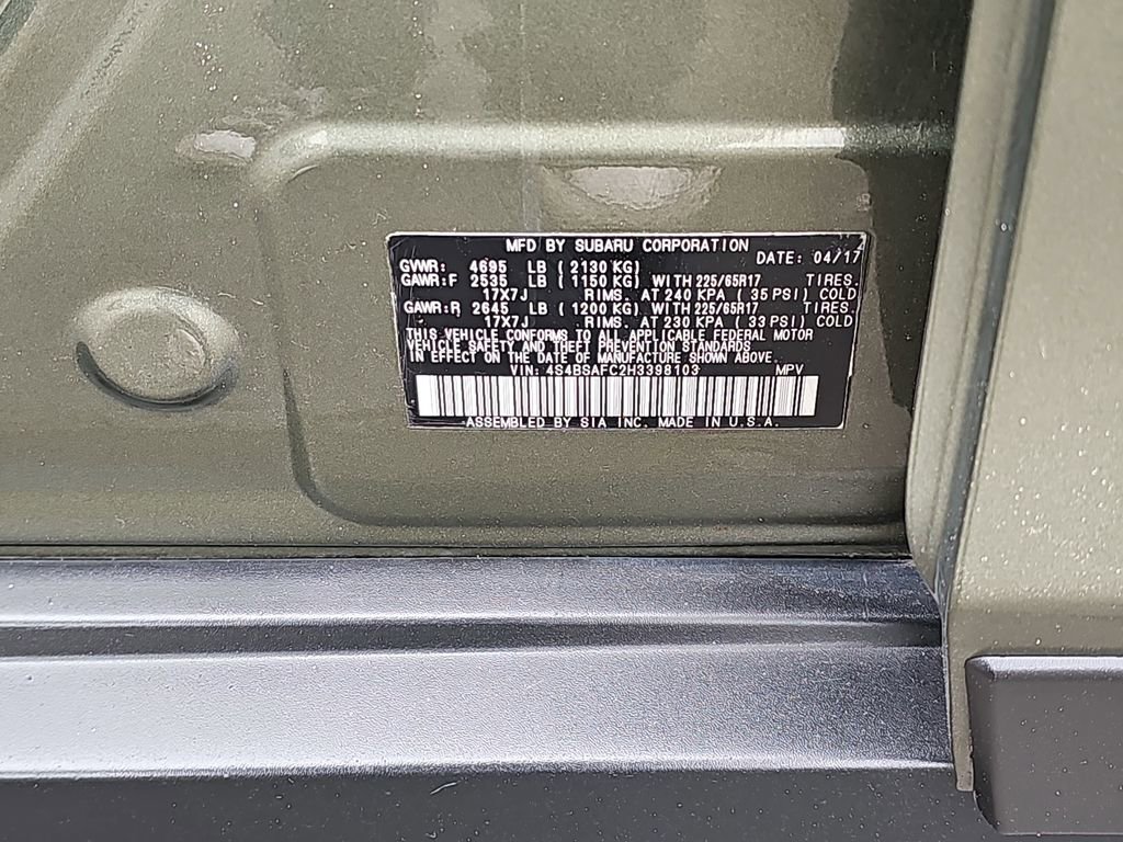 Used 2017 Subaru Outback 2.5i Premium image 37
