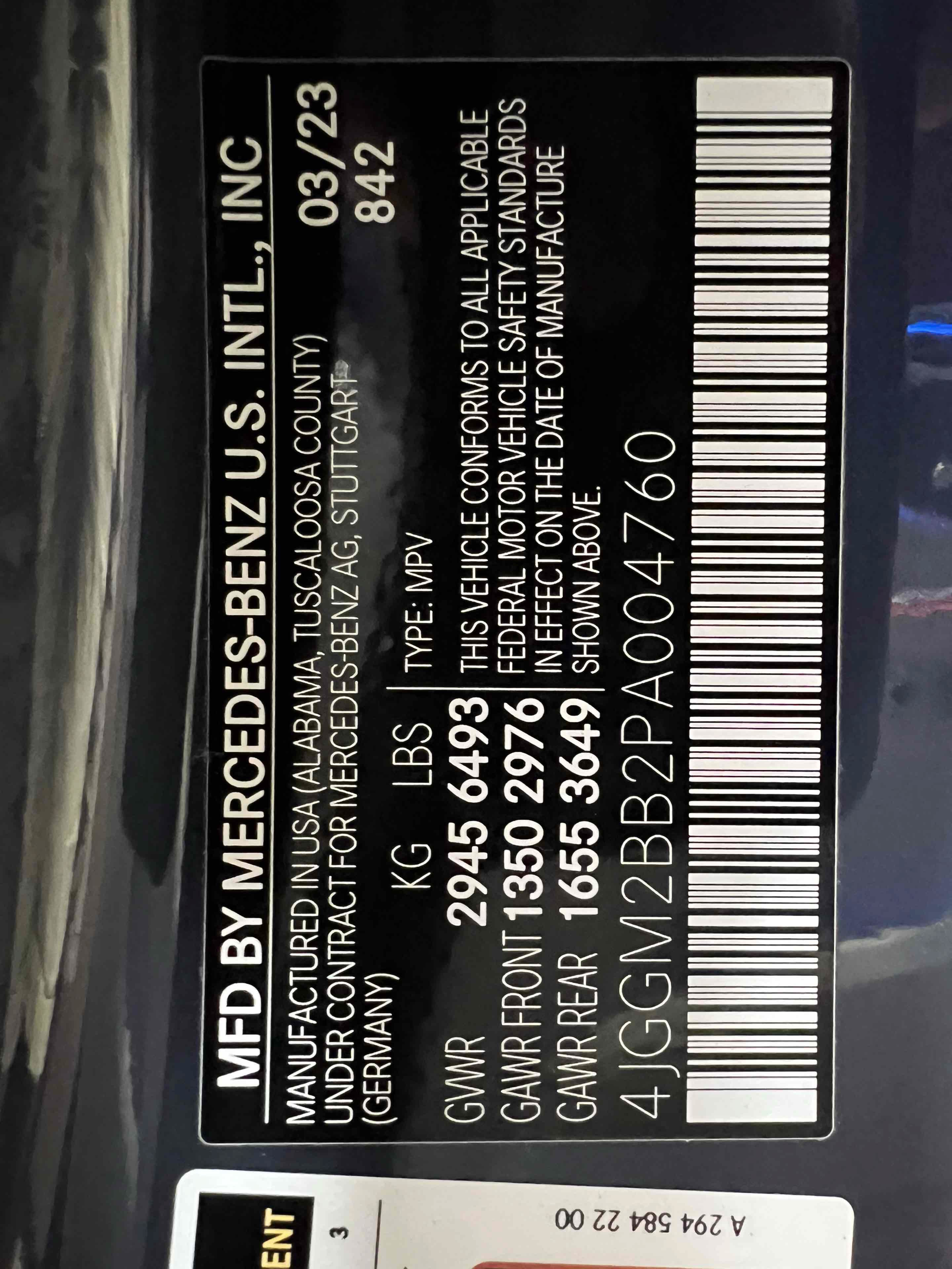 Used 2023 Mercedes-Benz EQE 350+ SUV w/ AMG Line Exterior Package image 12