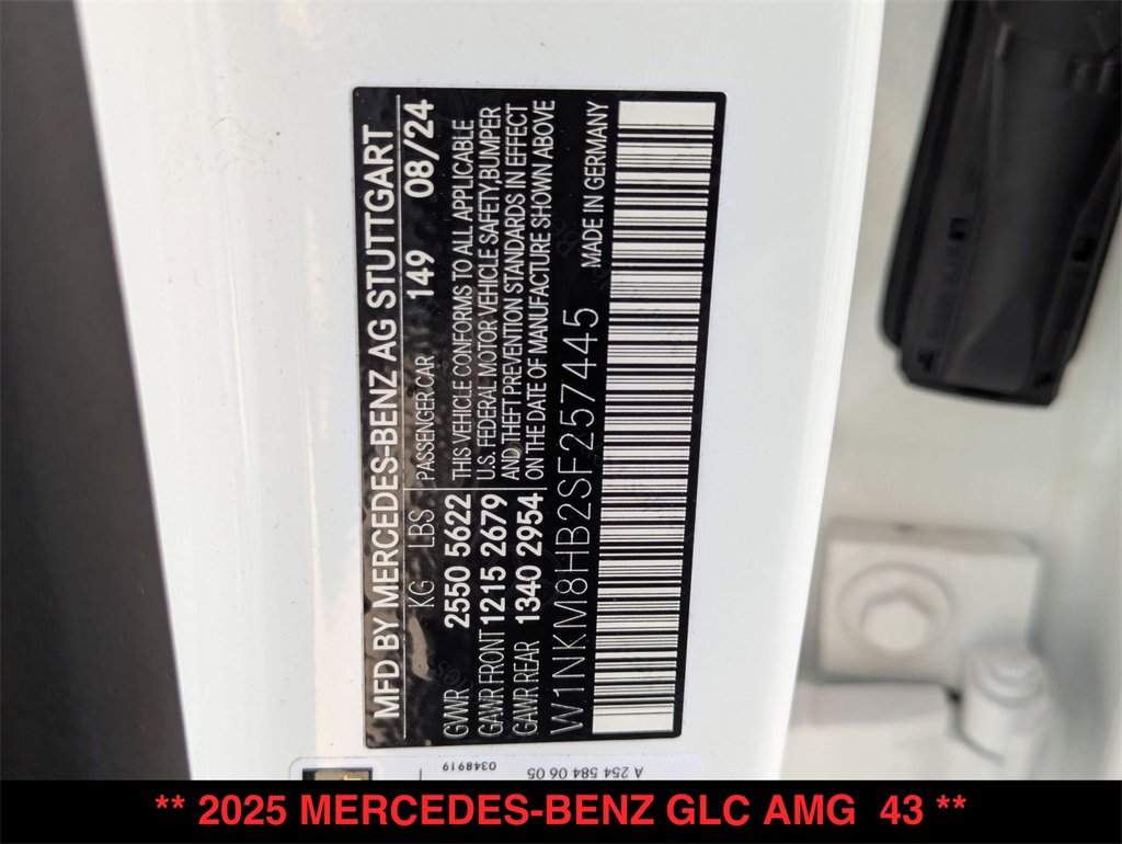 Used 2025 Mercedes-Benz GLC 43 AMG GLC 43 AMG image 22