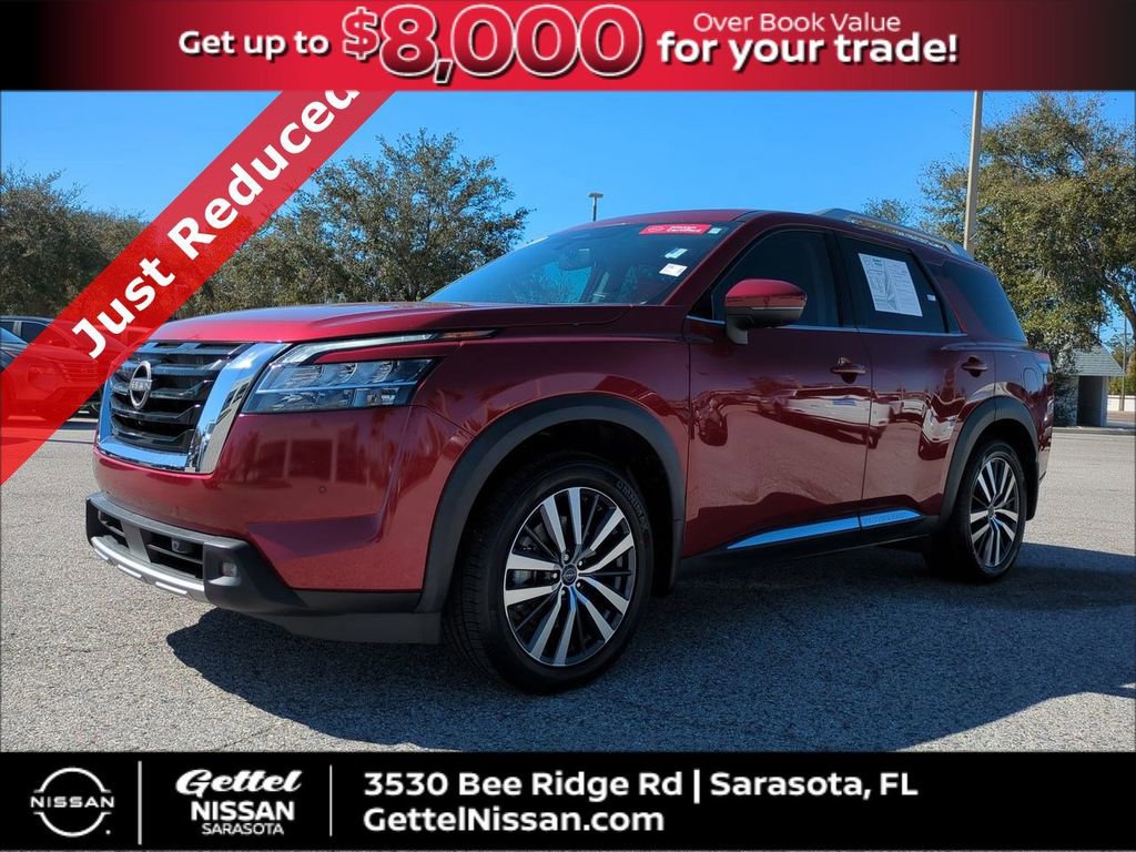 Certified 2022 Nissan Pathfinder Platinum w/ Cargo Package image 1